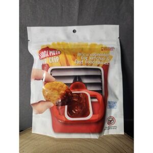Saucemoto Dip Clip In-Car Sauce Holder For Ketchup Dipping Sauces New In Package